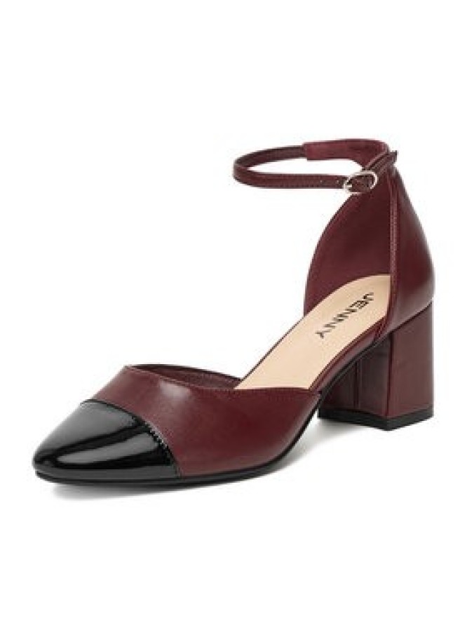 JENNY Czółenka CEO-PX239-01 Bordowy