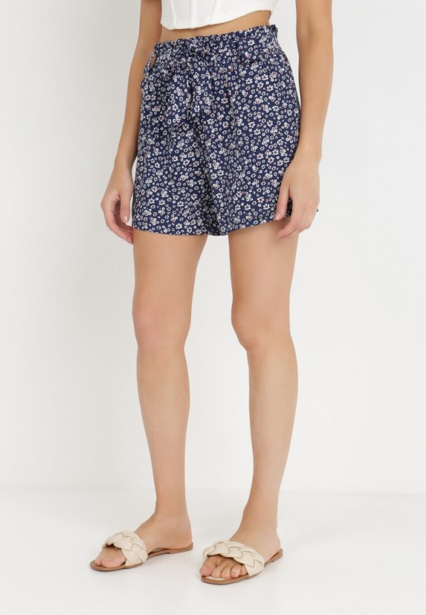 Granatowe Szorty Basime