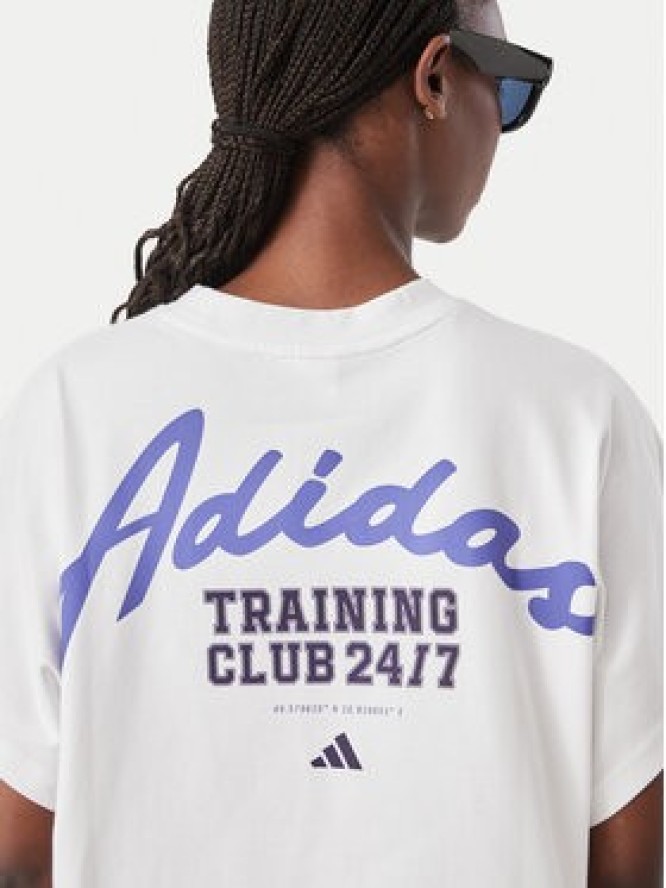 adidas T-Shirt Primelift Workout Graphics T-Shirt KV1570 Biały Regular Fit