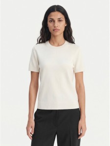 Calvin Klein T-Shirt LV147E303G Écru Regular Fit