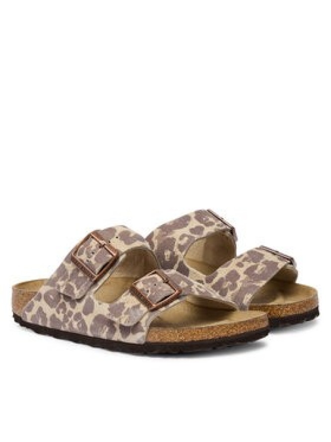 Birkenstock Klapki Arizona Print 1033330 Brązowy jasny
