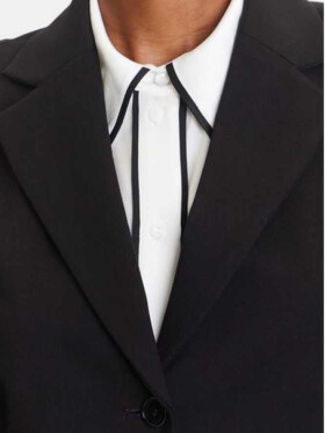 KARL LAGERFELD Marynarka A3W14040 Czarny Slim Fit