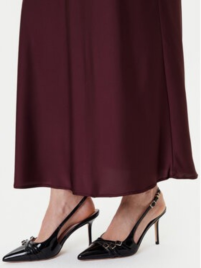 Guess Spódnica midi W5YD55 WF1T2 Bordowy Regular Fit