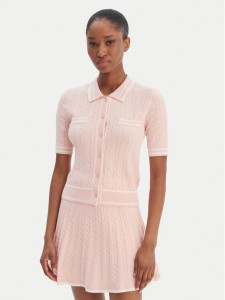 Guess Kardigan V6RR02 Z4652 Różowy Regular Fit