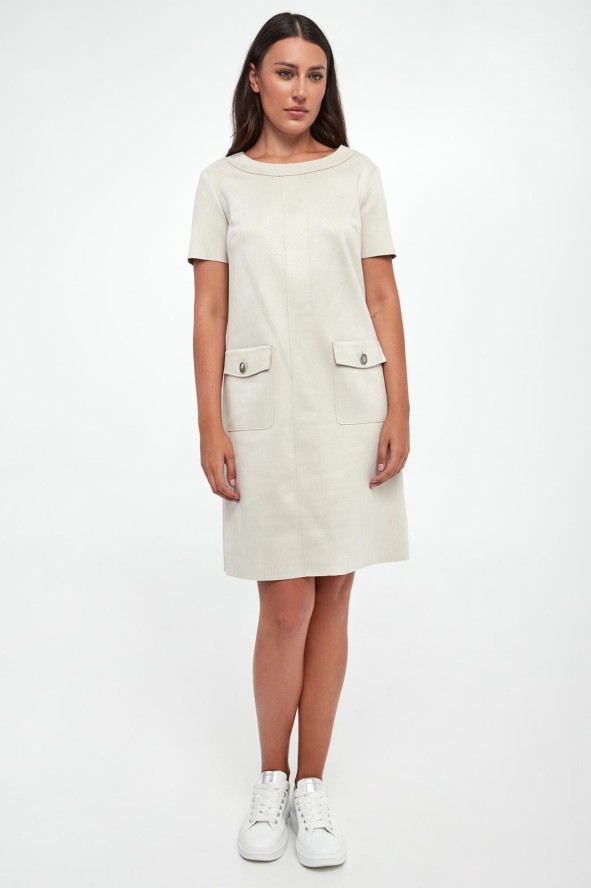 Sukienka zamszowa JOSEPH RIBKOFF