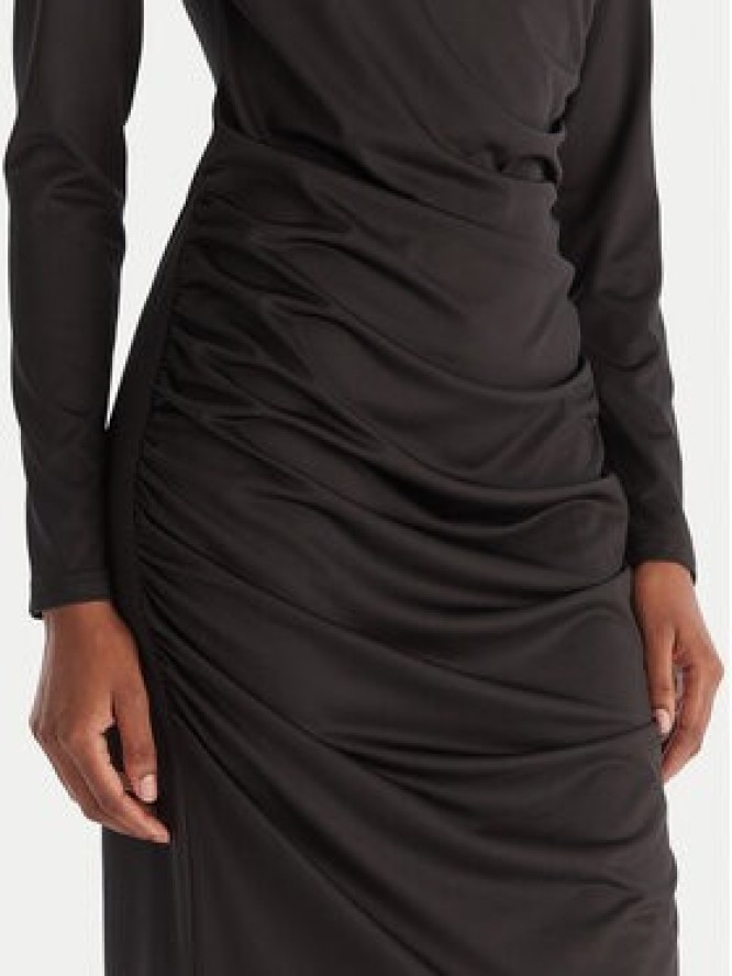 ACCESS FASHION Sukienka koktajlowa 54-3040-225 Czarny Slim Fit