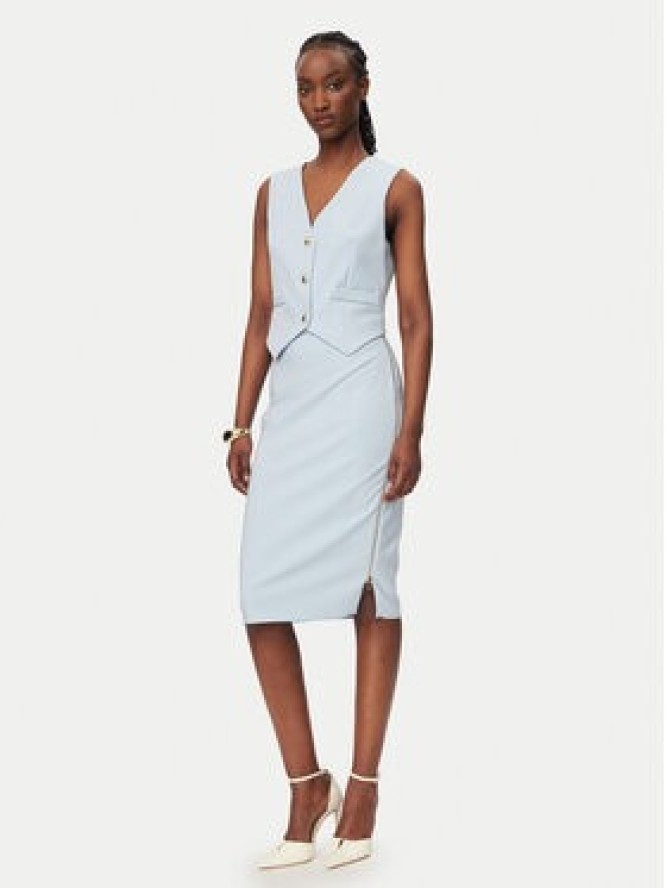 Rinascimento Spódnica ołówkowa CFC0127985003 Błękitny Slim Fit