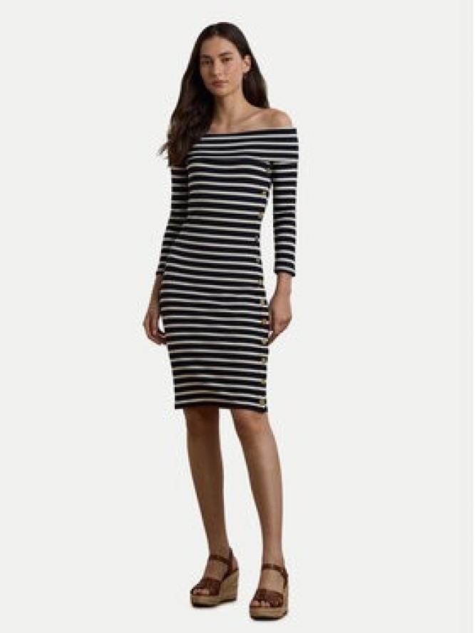 LAUREN RALPH LAUREN Sukienka codzienna 250957718001 Granatowy Slim Fit