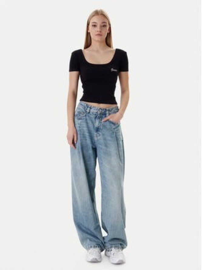 Guess T-Shirt V6RP05 K8RT2 Czarny Regular Fit