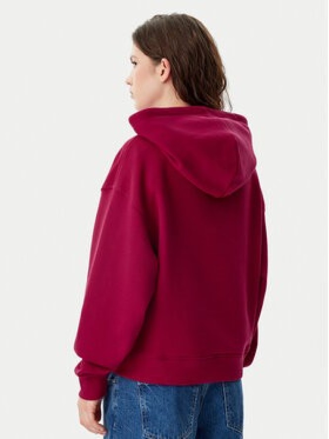 Tommy Jeans Bluza Badge DW0DW19414 Różowy Boxy Fit