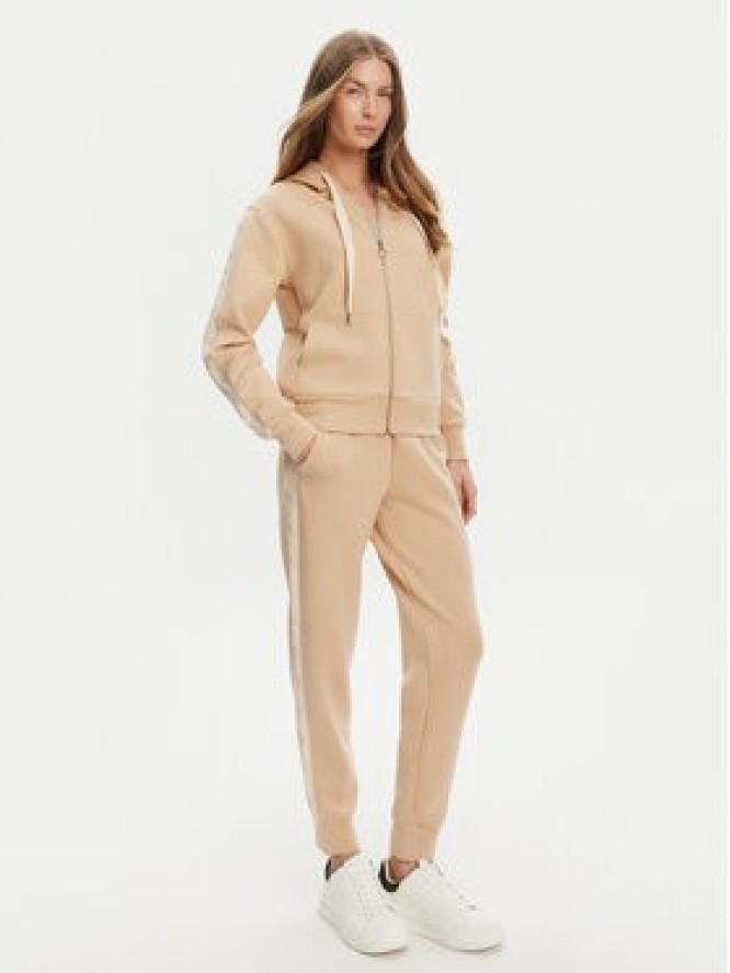 Guess Spodnie dresowe W5YB11 KBYE2 Beżowy Regular Fit