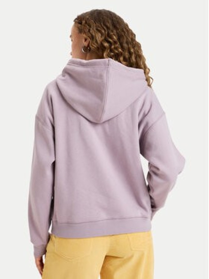 Roxy Bluza Perfect Place Brushed ERJFT05032 Fioletowy Regular Fit