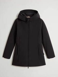 Woolrich Parka puchowa "New Firth" w kolorze czarnym rozmiar: L
