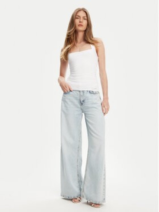 Guess Top W5YP28 KACM2 Biały Regular Fit