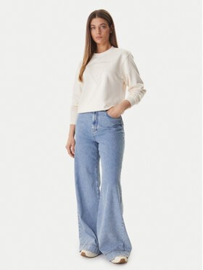 Guess Bluza W6GQ09 K3183 Écru Regular Fit