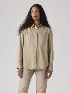 Levi's Koszula "Teodora" w kolorze beżowym rozmiar: M