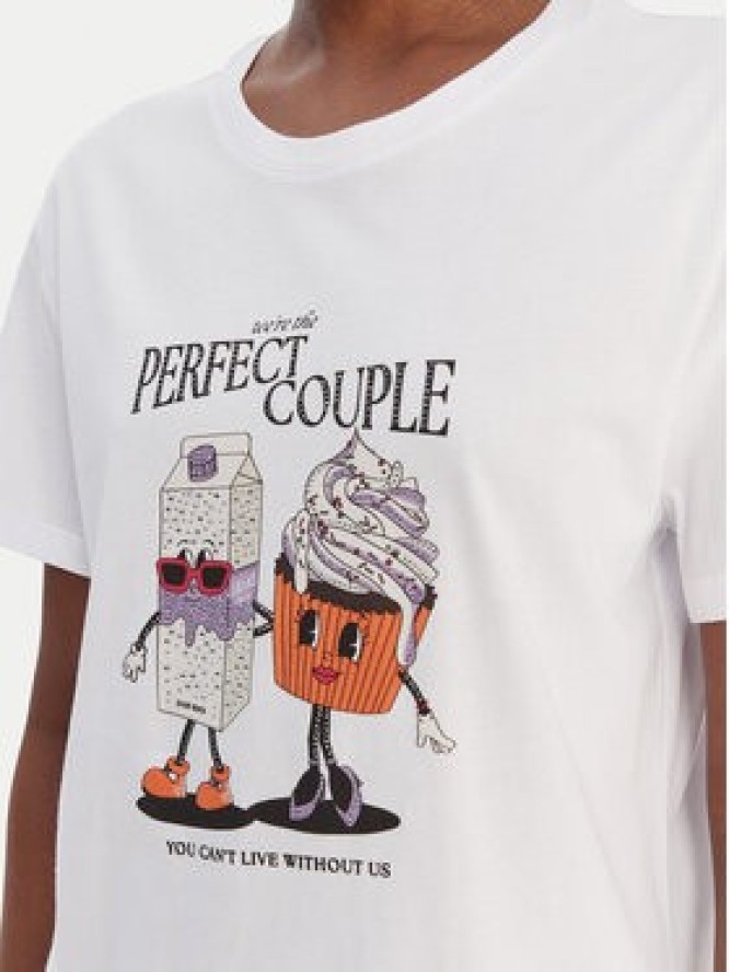 Liu Jo T-Shirt WA6163 JS904 Biały Relaxed Fit