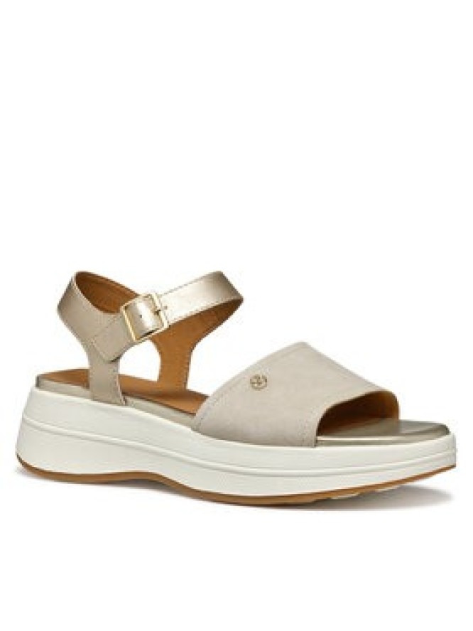 Geox Sandały D Spherica Ecub-3 S D550VA 022NF CH62L Beżowy