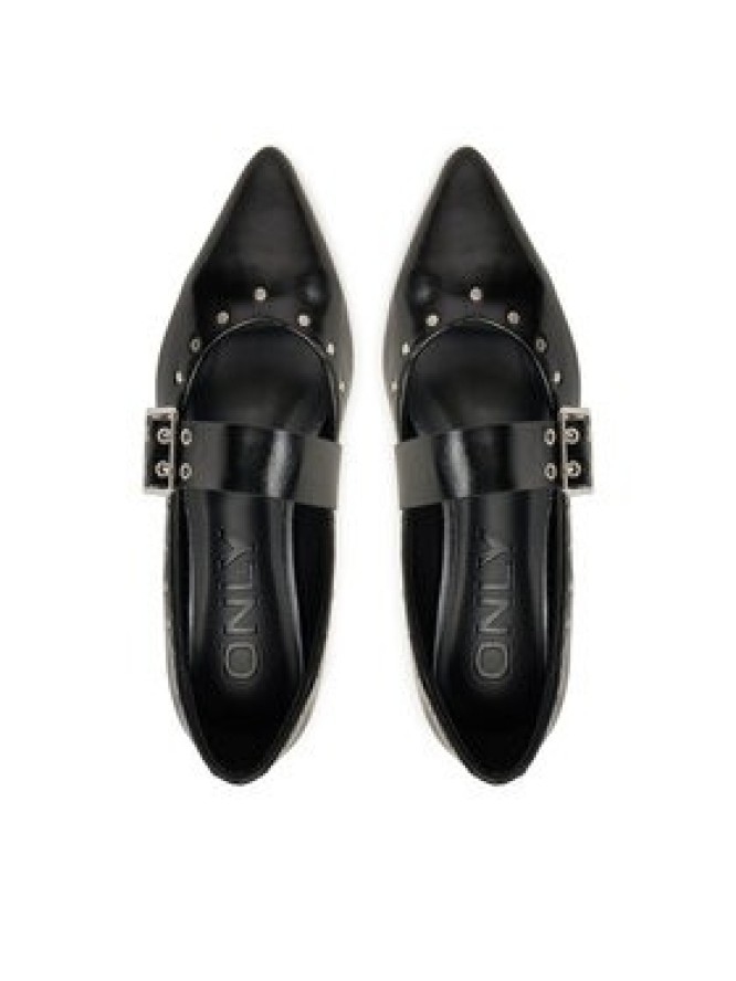 ONLY Shoes Baleriny 15340896 Czarny