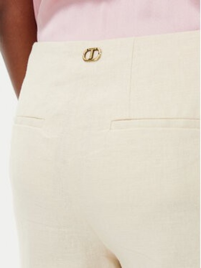 TWINSET Szorty materiałowe 251TP2162 Beżowy Regular Fit