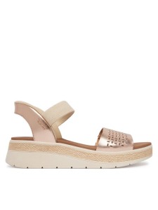 Skechers Sandały Bobs Sun Ray 114415/RSGD Złoty