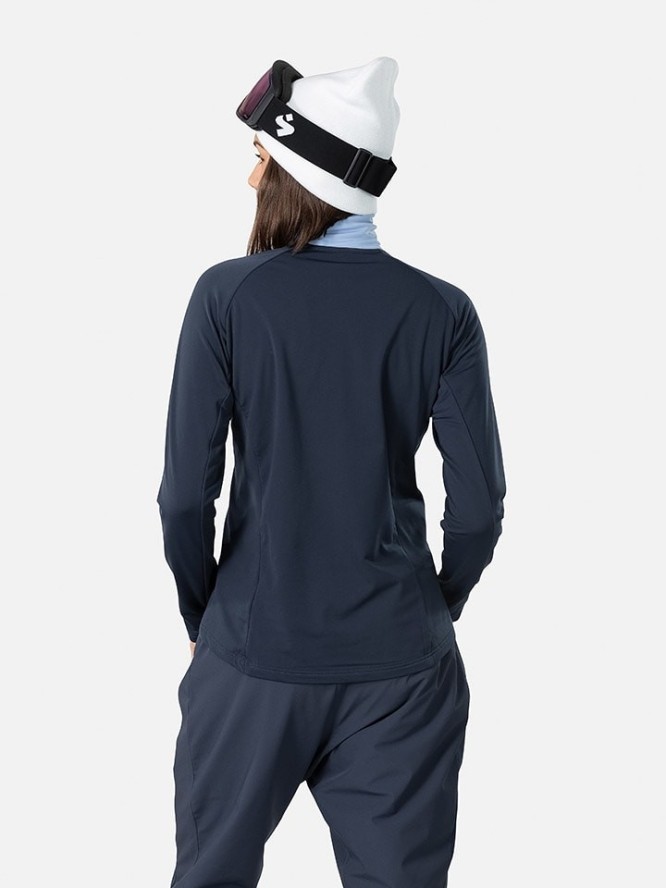 KARI TRAA Koszulka funkcyjna "Evelyn" w kolorze granatowo-błękitnym rozmiar: L