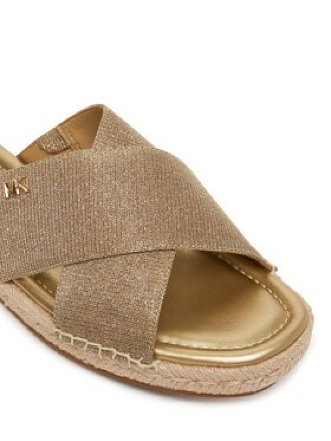 MICHAEL Michael Kors Espadryle Kenzie 40S6KZFS3D Złoty