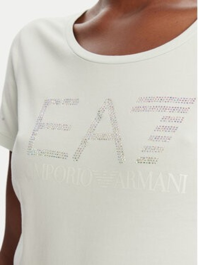 EA7 Emporio Armani T-Shirt 7W000094 AF10373 U9060 Błękitny Slim Fit