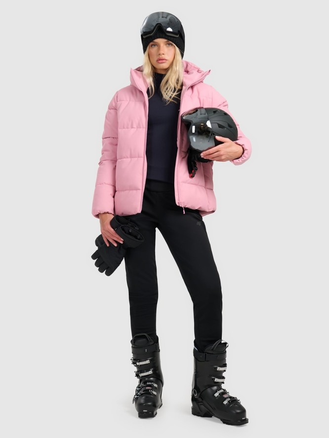 4F Kurtka narciarska membrana 5000 damska - różowa XXL