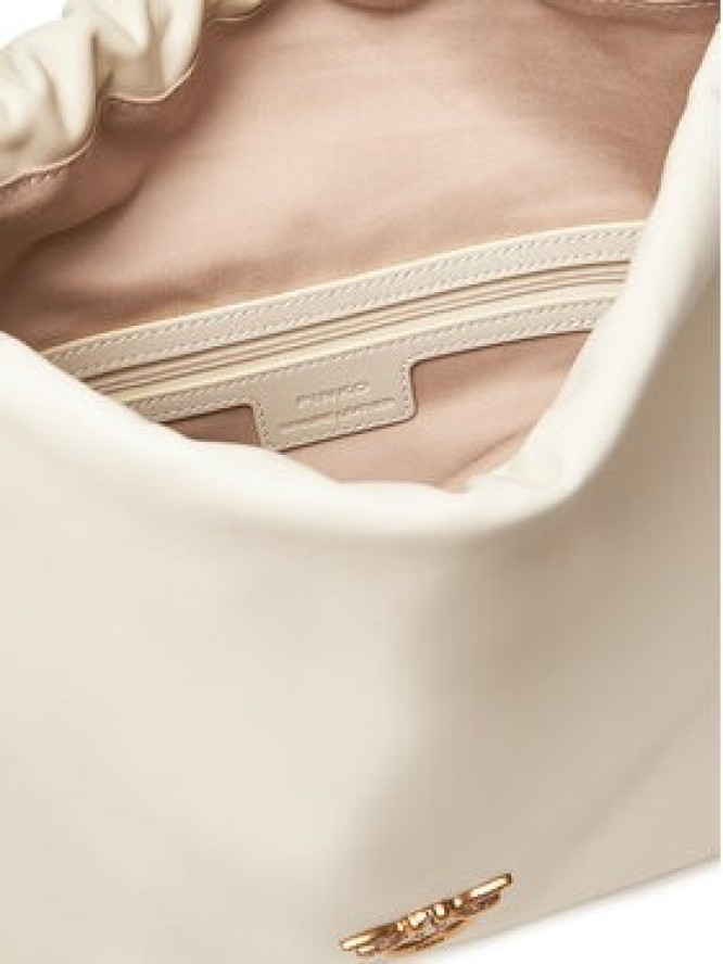 PINKO Torebka Slouchy Classic Bag PE 25 PLTT 104359 A270 Écru