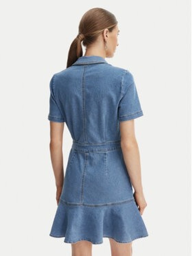 Morgan Sukienka jeansowa 261-RIGHT Niebieski Slim Fit