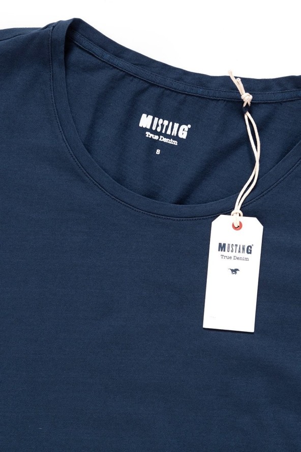 MUSTANG T SHIRT DAMSKI Alina C Embro Blue Nights 1009061 4085