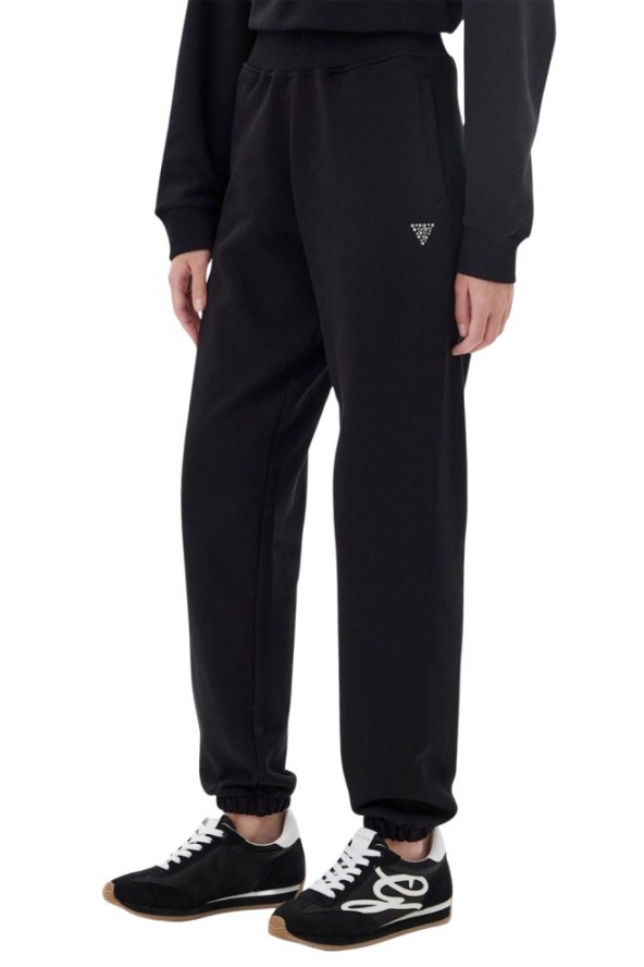 GUESS Czarne damskie spodnie dresowe Primula, Rozmiar XS