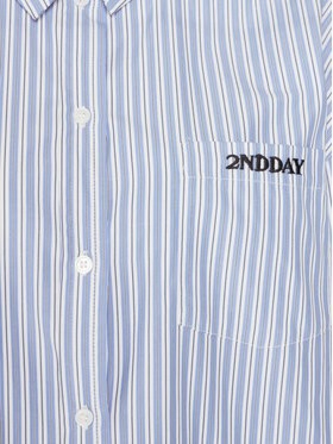 2NDDAY Koszula 2251131215 Niebieski Regular Fit