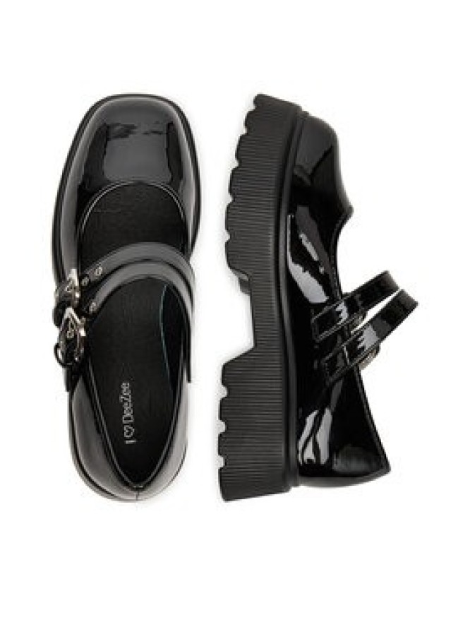 DeeZee Półbuty 2073-2 Czarny