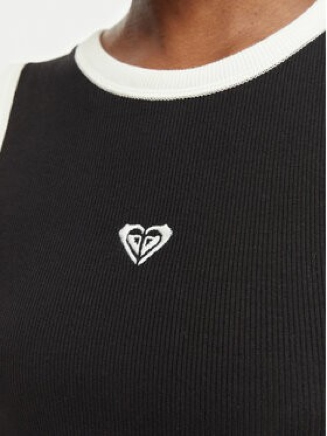 Roxy Sukienka codzienna Iconic Days ERJKD03547 Czarny Slim Fit