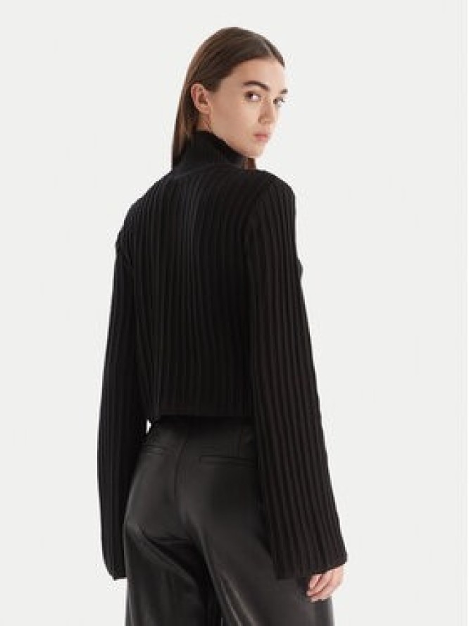 Karl Lagerfeld Jeans Golf A4W18021 Czarny Slim Fit