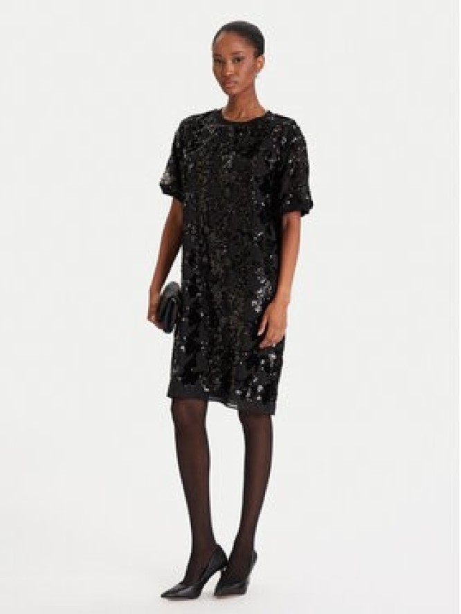 DKNY Sukienka koktajlowa DD54AN74 Czarny Regular Fit