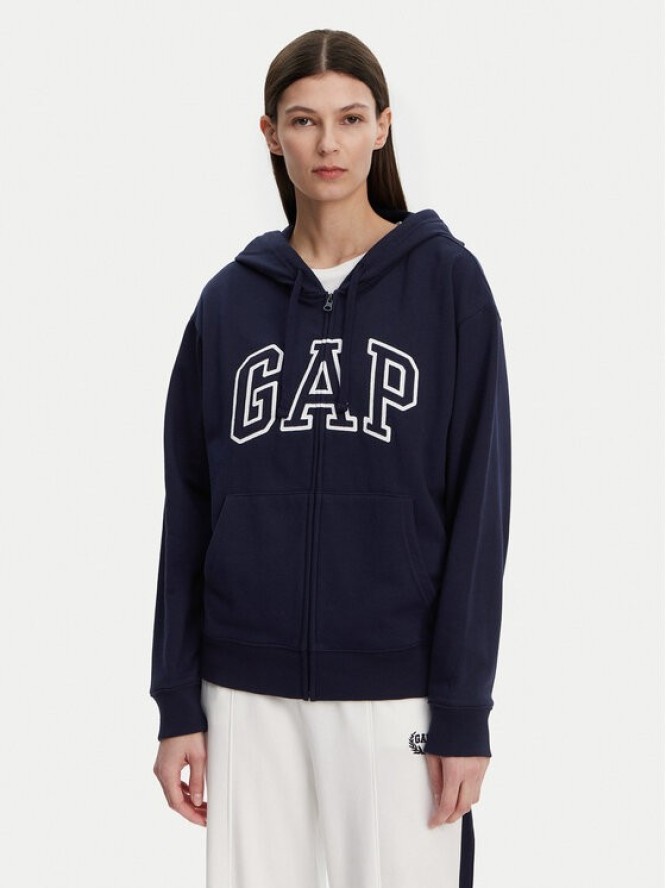 Gap Bluza 727433-03 Granatowy Relaxed Fit