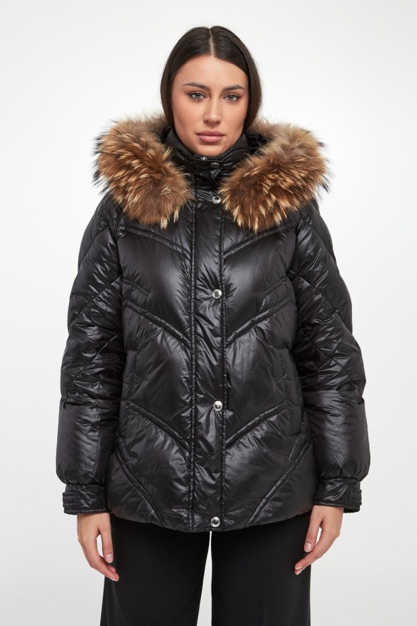 Kurtka damska z futerkiem ERMANNO FRIENZE