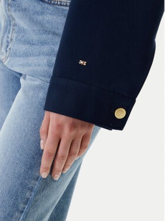 Tommy Hilfiger Marynarka WW0WW46519 Granatowy Relaxed Fit