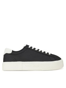Tommy Jeans Sneakersy Tjw Flatform Canvas Sneaker EN0EN02792 Czarny
