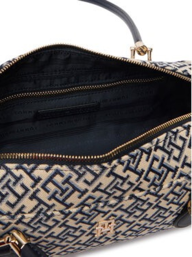 Tommy Hilfiger Torebka Th Grace Shoulder Bag Jacquard AW0AW18752 Niebieski