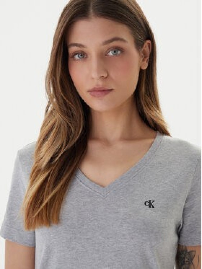 Calvin Klein Jeans T-Shirt Archive LV047B205G Szary Regular Fit