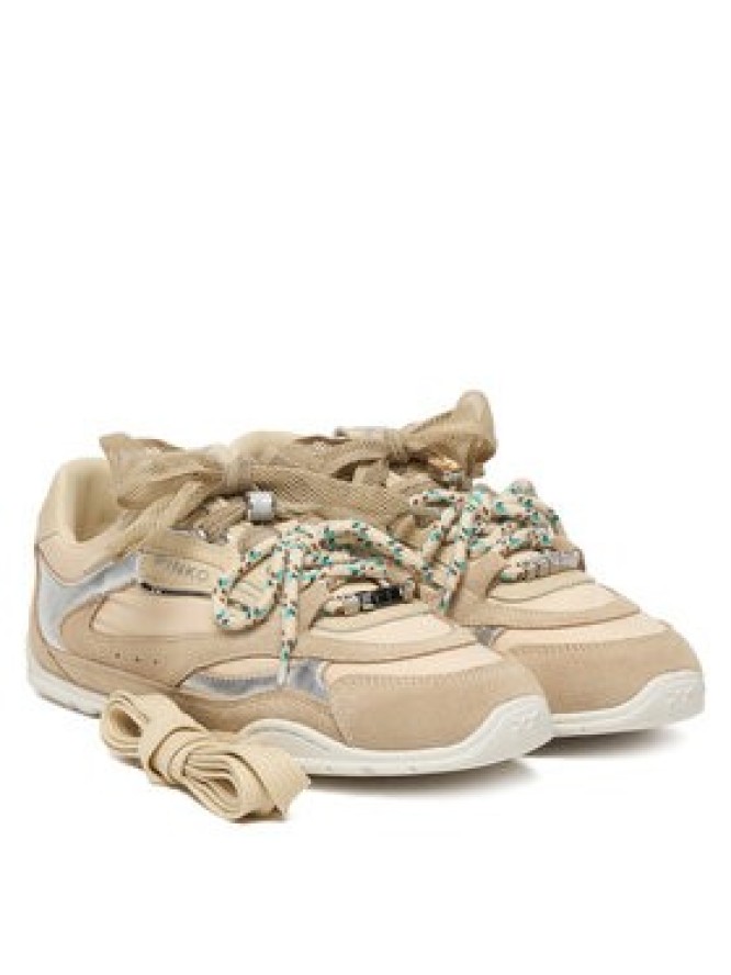 PINKO Sneakersy Yulia 01 SS0185 P076 Beżowy