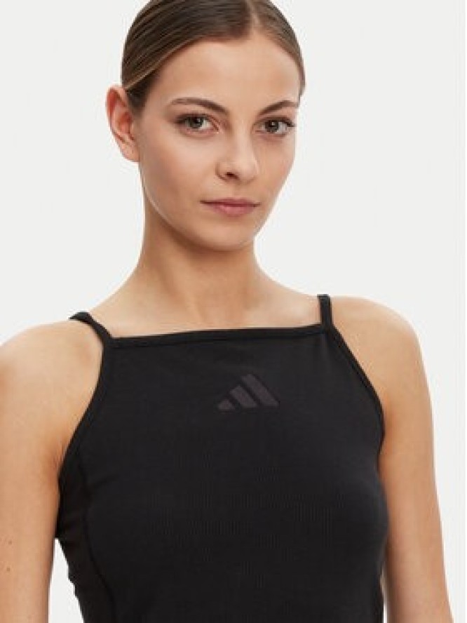 adidas Top ALL SZN Rib JJ1224 Czarny Slim Fit