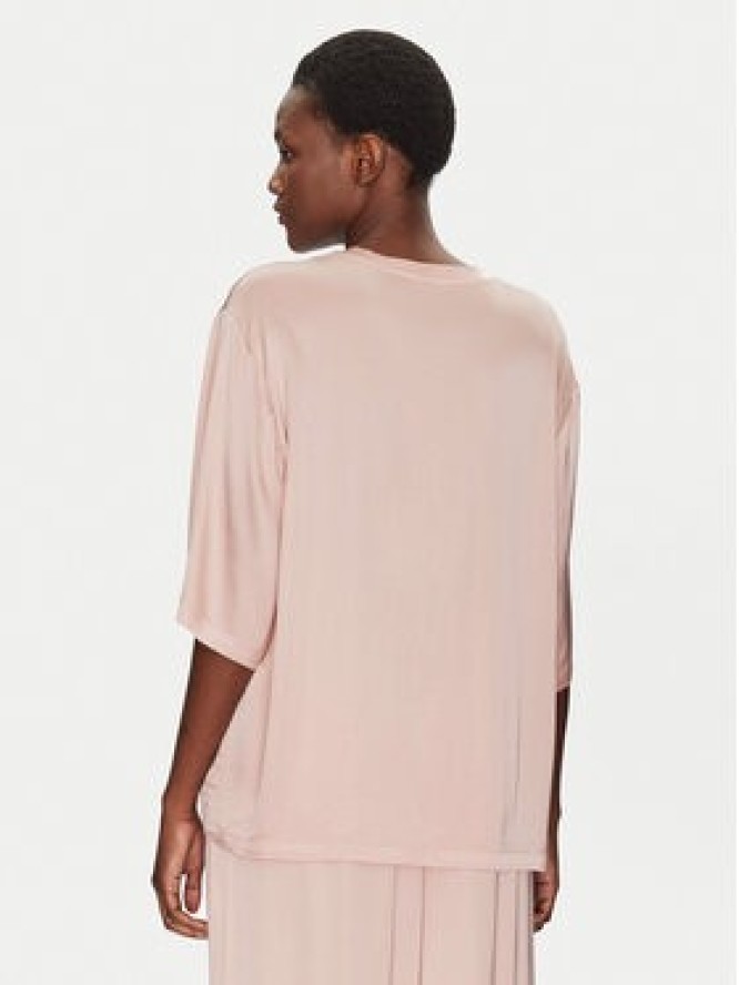ViCOLO Bluzka TD0013 Różowy Relaxed Fit