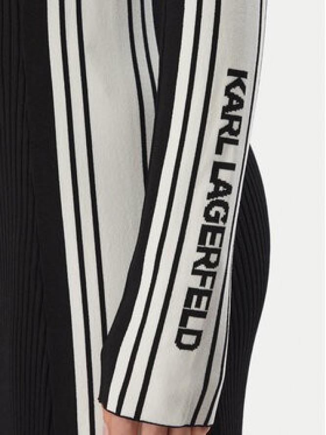 KARL LAGERFELD Sukienka codzienna B4W13053 Czarny Slim Fit