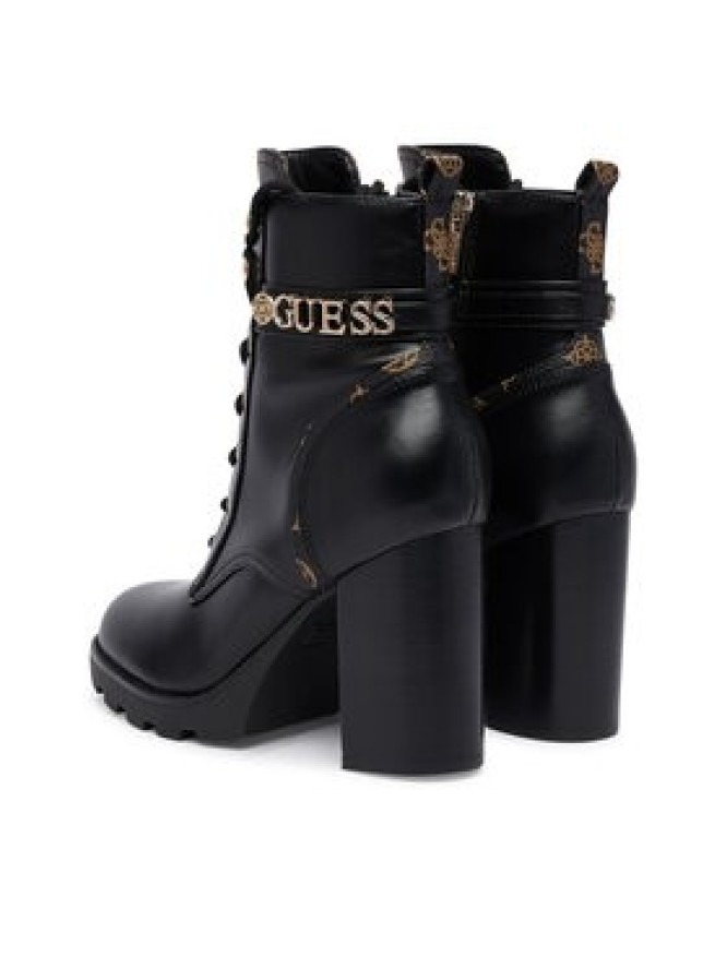 Guess Botki FLFNEE ELE10 Czarny