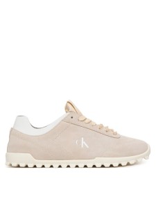 Calvin Klein Sneakersy Low Profile Run MG Sue HW0HW03150 Beżowy